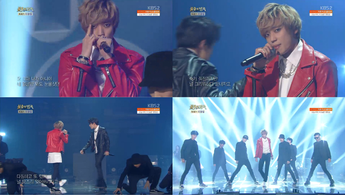 틴탑 니엘, 조성모 앞에서 ‘다짐’ 열창. 화려한 퍼포먼스까지 완벽 소화