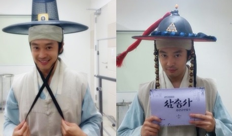 배우 이켠, tvN ‘삼총사’ 현장 사진 공개, 익살 표정 눈길!