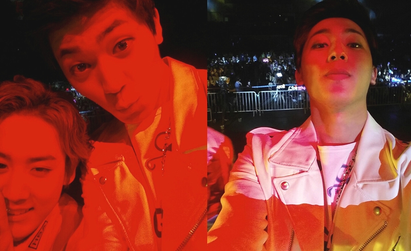 틴탑, 첫 베이징 단독콘서트서 팬들과 함께 찍은 셀카공개