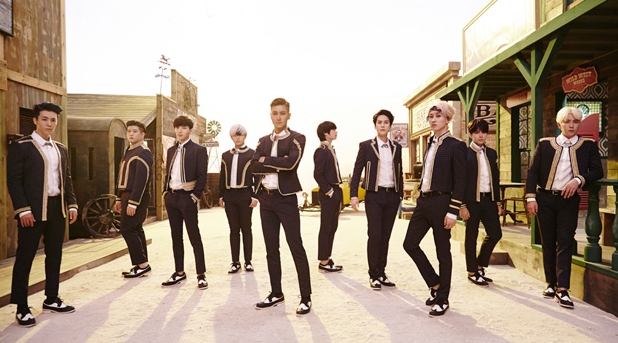 역시 글로벌 한류 제왕 슈퍼주니어! 아시아 차트 석권!