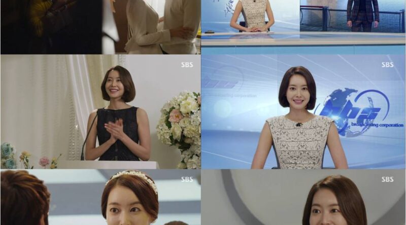 ‘미녀의 탄생’ 왕지혜, 남심 훔치는   빼어난 비주얼의 아나운서로 시선집중!