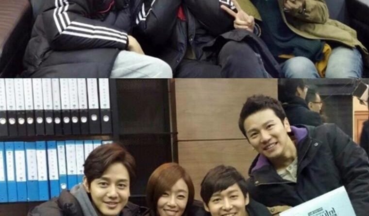 선우, tvN ‘가족의 비밀’ 남자 배우들 인기 한 몸에!홍일점 단체 사진 눈길