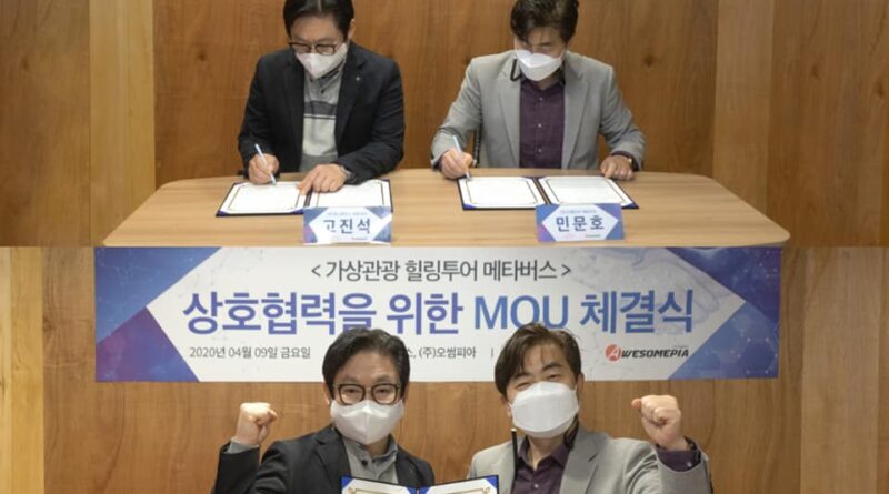 NFT Combines Metabus Tourism…TENSPACE, Awesomepia Signs MOU