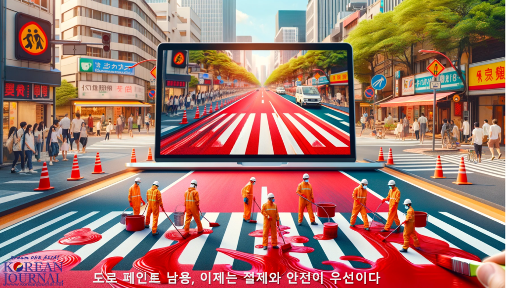 도로 페인트 남용, 이제는 절제와 안전이 우선이다