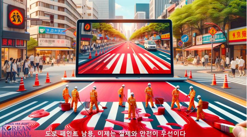도로 페인트 남용, 이제는 절제와 안전이 우선이다