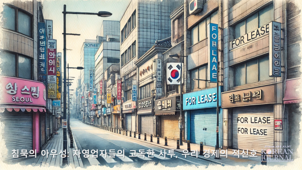 [배동수 칼럼] 침묵의 아우성: 자영업자들의 고독한 사투, 우리 경제의 적신호