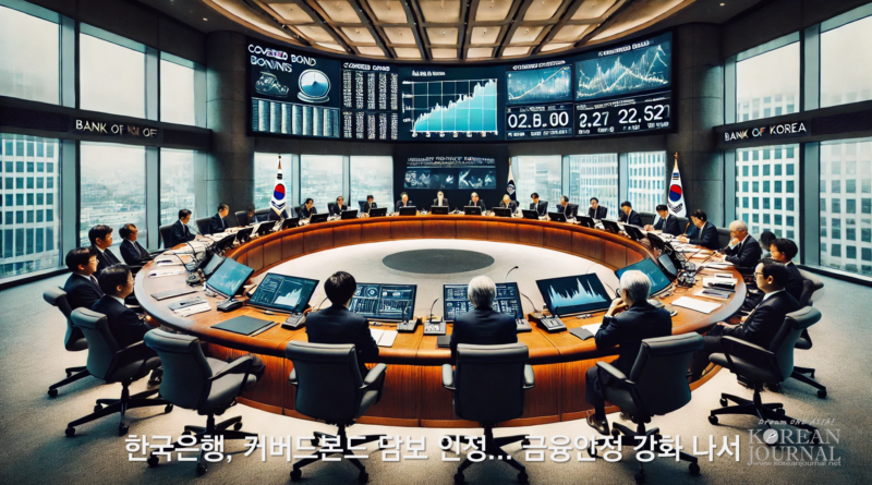 한국은행, 커버드본드 담보 인정… 금융안정 강화 나서